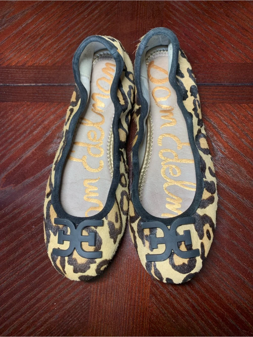 Sam Edelman Leopard-Print Ballerina Flats